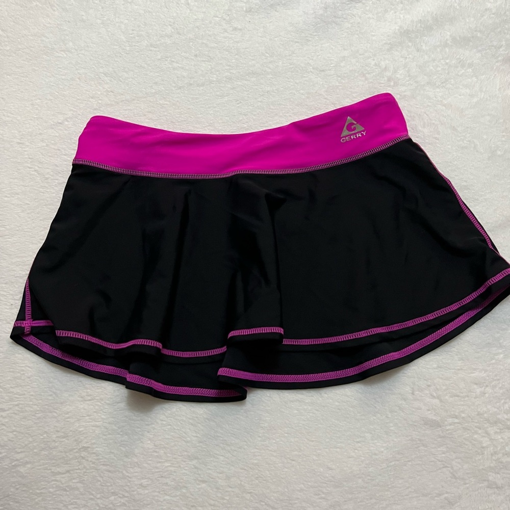 Girls Skirt Black and Pink (Size 12)